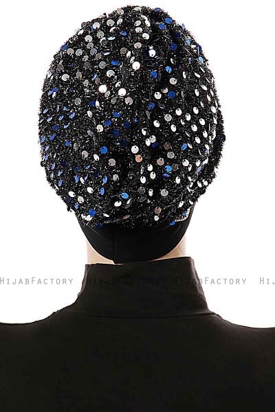 Zuleyha - Marineblauw Turban